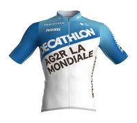 Maillot manches courtes DECATHLON AG2R LA MONDIALE Race 2024 blanc