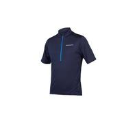 Maillot manches courtes demi zip endura hummvee bleu marine