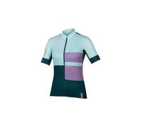 Endura Fs260 Print Short Sleeve Jersey Violet S Femme Violet