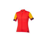 Maillot manches courtes endura fs260 ii grenade rouge