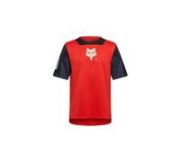 Maillot manches courtes enfant fox defend elevated junior rouge
