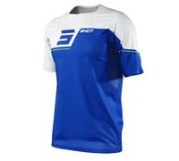 Maillot manches courtes enfant Shot Rogue revolt Bleu