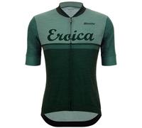 Maillot manches courtes Eroica Valle vert XL