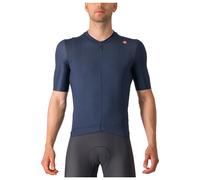 Maillot manches courtes castelli espresso bleu