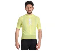 Maillot manches courtes Essential Road Logo jaune néon