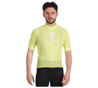 Maillot manches courtes Essential Road Logo jaune néon