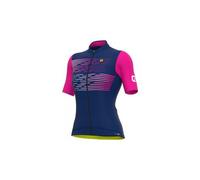 Maillot manches courtes femme ale logo fuchsia