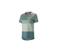 Maillot manches courtes femme alpinestars stella alps 8 0 petrole bleu
