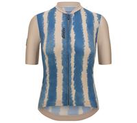 Maillot Santini Bambu manches courtes bleu blanc femme - L