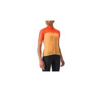 Maillot manches courtes femme castelli velocissima orange