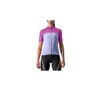 Maillot manches courtes femme castelli velocissima rose violet