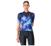 Maillot manches courtes femme Cosmic Vortex bleu foncé