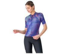 Maillot manches courtes femme Cosmic Vortex lilas