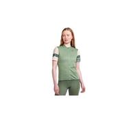 Maillot manches courtes femme craft core endur vert beige