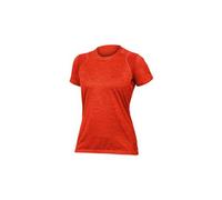 Maillot manches courtes femme endura singletrack paprika orange