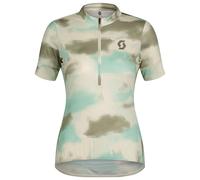 Maillot manches courtes femme Endurance 10 beige/bleu XL