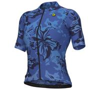 Maillot manches courtes femme Honolulu bleu