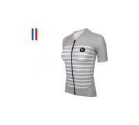 Maillot manches courtes femme lebram ventoux gris coupe ajustee