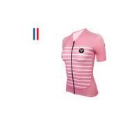 Maillot manches courtes femme lebram ventoux saumon coupe ajustee