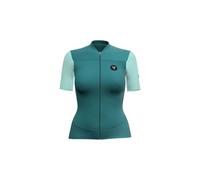 Maillot manches courtes femme lebram ventoux uni menthe