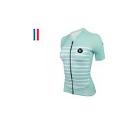 Maillot manches courtes femme lebram ventoux vert celeste coupe ajustee