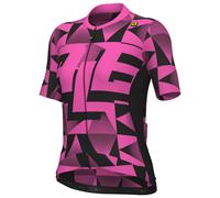 Maillot De Cyclisme Pour Femmes Ale Cycling Multiverso L24062543-rosafluofluopink XL