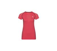 Maillot manches courtes femme odlo ceramicool pro rouge