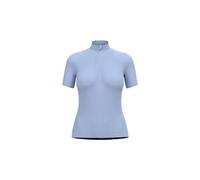 Maillot manches courtes femme odlo zeroweight performance wool 125 bleu