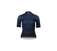 Maillot manches courtes femme poc essential road bleu fonce