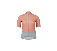 Maillot manches courtes femme poc essential road logo beige bleu clair