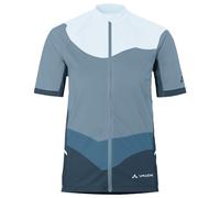 Vaude Bike Posta Full Zip Iii Short Sleeve Jersey Bleu 40 Femme