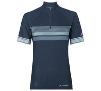Vaude Bike Posta Half Zip Ii Short Sleeve Jersey Bleu 38 Femme Dark Sea