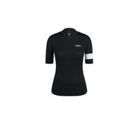 Maillot manches courtes femme rapha core lightweight noir blanc