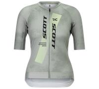 Scott Rc Pro Short Sleeve Jersey Vert,Gris M Femme Spray Grey / Pastel Yellow
