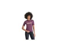 Sportful Joy Short Sleeve Jersey Violet S Femme Bordeaux