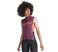 Maillot Sportful Supergiara Logo manche courte violet femme - S