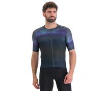 Sportful Flow Supergiara Short Sleeve Jersey Bleu XL Homme Galaxy Blue / Black