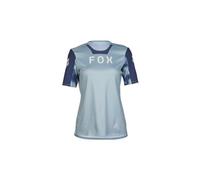 Maillot manches courtes fox defend taunt femme bleu