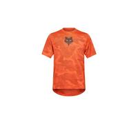 Maillot manches courtes fox ranger trudri orange
