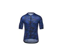 Maillot manches courtes gore wear spirit organic camo bleu