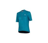 Maillot manches courtes gravel mb wear allday bleu petrole