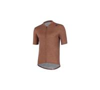Maillot manches courtes gravel mb wear nature marron