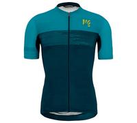 Maillot manches courtes Green Fire bleu