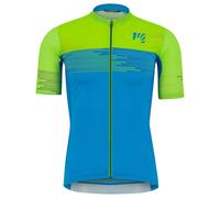 Karpos - Green Fire Jersey - Maillot vélo homme Indigo Blue / Green Fluo - XXL