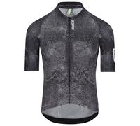 Q36.5 Gregarius Pro Damask Short Sleeve Jersey Gris XL Homme Damask Black