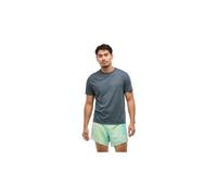 Maillot manches courtes hoka glidetech run bleu homme