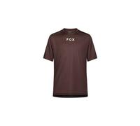 Maillot manches courtes homme fox ranger wordmark marron
