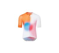 Maillot manches courtes le col pro air blanc orange multi