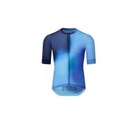 Maillot manches courtes le col pro air bleu