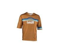 Maillot manches courtes leatt enduro 3 0 marron